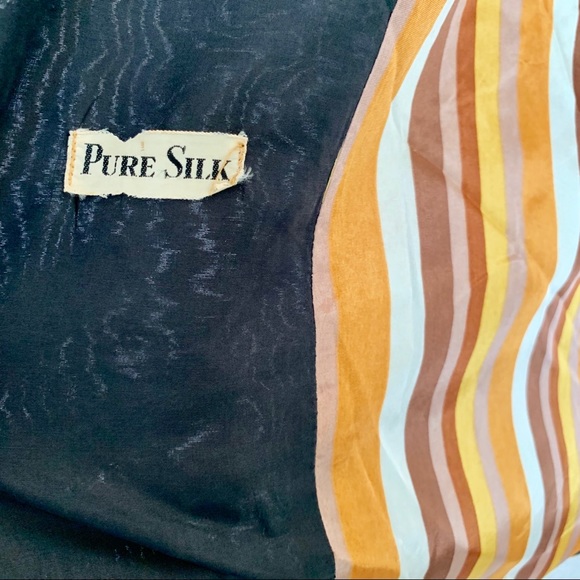 VTG 50s Rare Silk Hooded Lightweight Overcoat - Picture 4 of 8